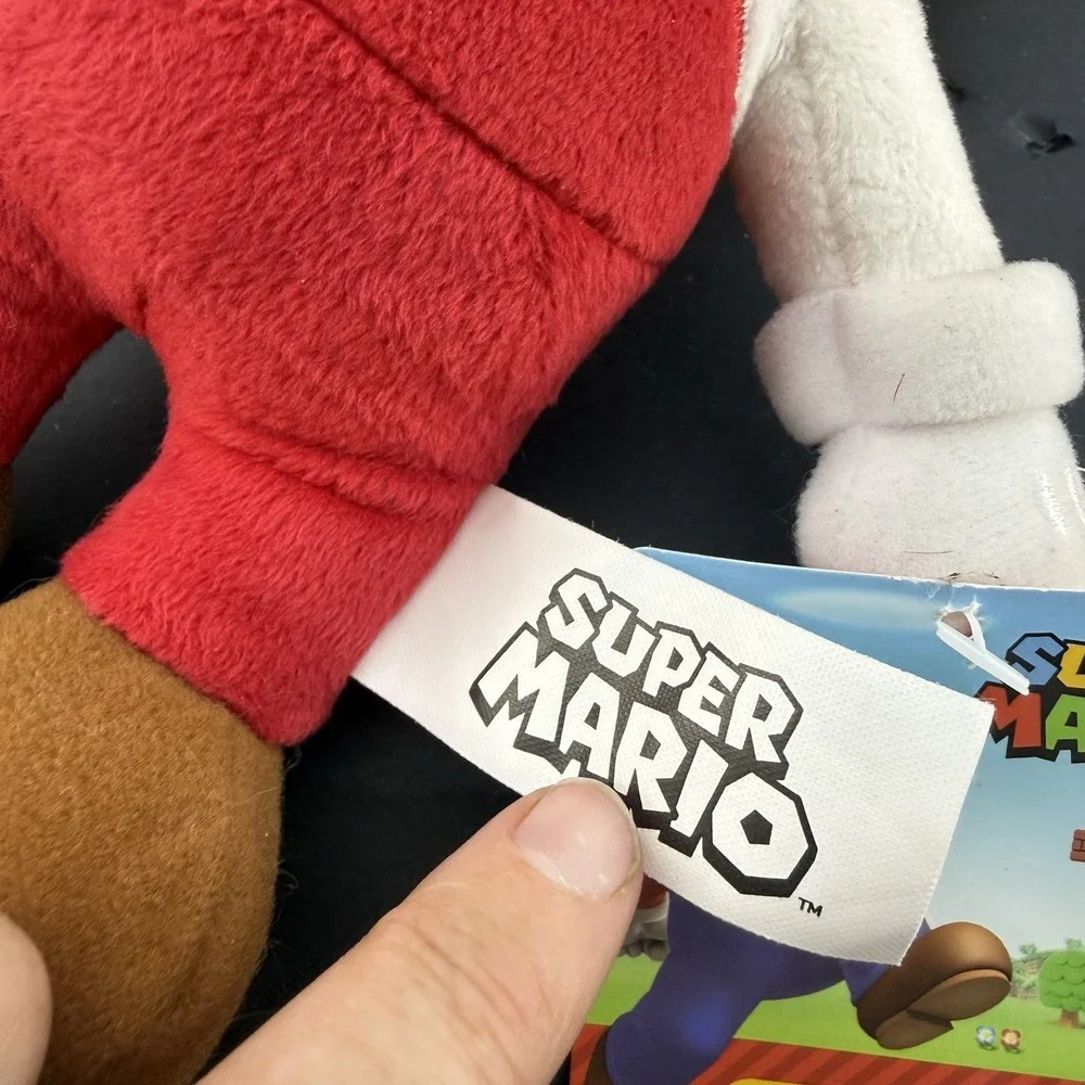Super Mario Movie Fire Mario Plush Stuffed Doll Toy 9